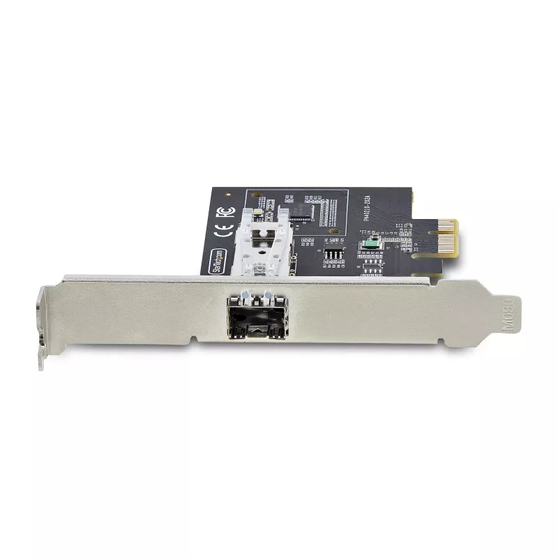 StarTech.com 1 prievado GbE SFP tinklo plokštė, PCIe 2.1 x1, Intel I210-IS, 1GbE valdiklis, 1000BASE vario/šviesolaidinis, vieno prievado Gigabit Ethernet NIC, darbalaukio/serverio pagrindinėms plokštėms - suderinama su Windows ir Linux