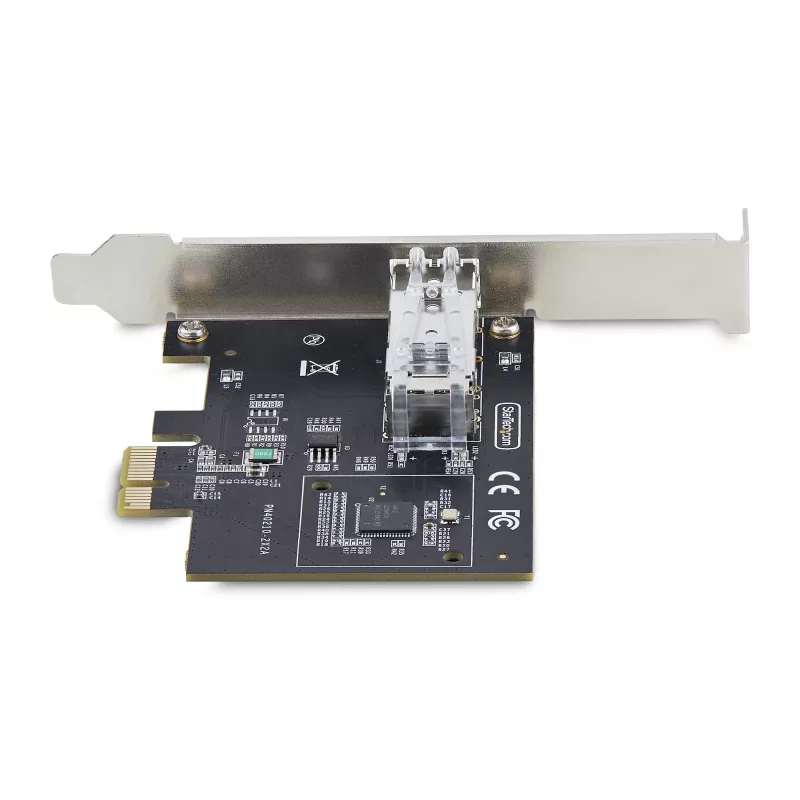 StarTech.com 1 prievado GbE SFP tinklo plokštė, PCIe 2.1 x1, Intel I210-IS, 1GbE valdiklis, 1000BASE vario/šviesolaidinis, vieno prievado Gigabit Ethernet NIC, darbalaukio/serverio pagrindinėms plokštėms - suderinama su Windows ir Linux