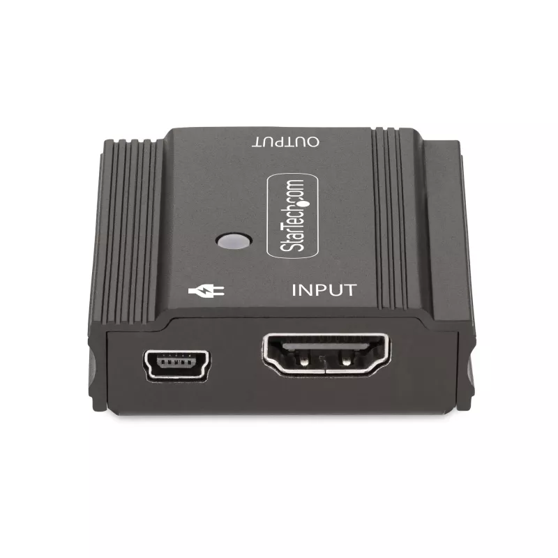StarTech.com 33ft (10m) 8K 60Hz HDMI signalo stiprintuvas, aktyvus HDMI 2.1 kartotuvas ir vaizdo signalo stiprintuvas iki 8K 60Hz/4K 144Hz, kompaktiškas HDMI ilgintuvas