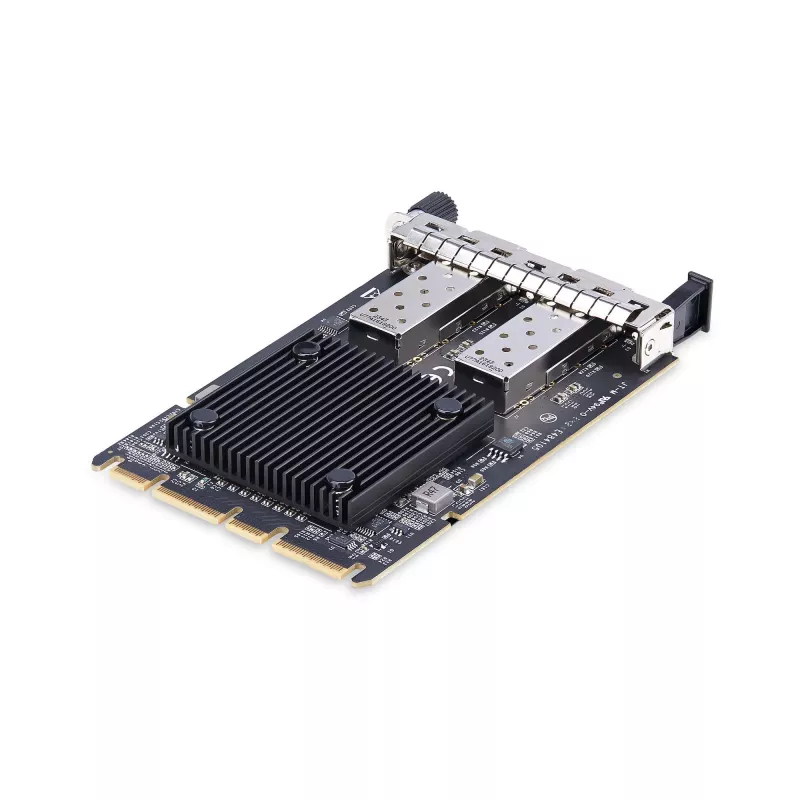 StarTech.com 2 prievadų 10Gbps SFP+ OCP 3.0 serverio tinklo plokštė su Intel X710, SFF 4C+ suderinama, dviejų prievadų OCP NIC, veikia su Windows ir Linux