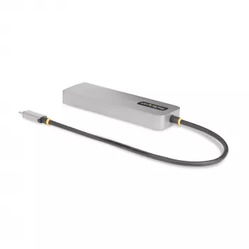 StarTech.com 3 prievadų USB-C stotelė su 2,5 Gbps Ethernet ir 100 W Power Delivery pralaidumu, USB 3.2 10 Gbps, 2x USB-A / 1x USB-C, nešiojamas USB-C adapteris