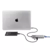 StarTech.com 3 prievadų USB-C stotelė su 2,5 Gbps Ethernet ir 100 W Power Delivery pralaidumu, USB 3.2 10 Gbps, 2x USB-A / 1x USB-C, nešiojamas USB-C adapteris