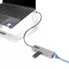 StarTech.com 3 prievadų USB-C stotelė su 2,5 Gbps Ethernet ir 100 W Power Delivery pralaidumu, USB 3.2 10 Gbps, 2x USB-A / 1x USB-C, nešiojamas USB-C adapteris