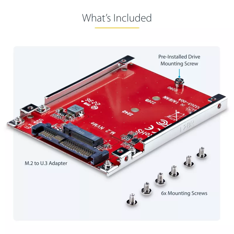 StarTech.com 1M25-U3-M2-ADAPTER vidinis adapteris M.2 į U.3