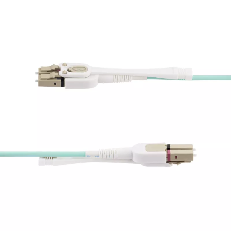 StarTech.com 4m LC į LC (UPC) OM4 daugiamodis šviesolaidinis kabelis su stūmimo-traukimo skirtukais, 50/125µm, 100G, atsparus lenkimui, maži įterpimo nuostoliai - LSZF šviesolaidinis trumpiklis