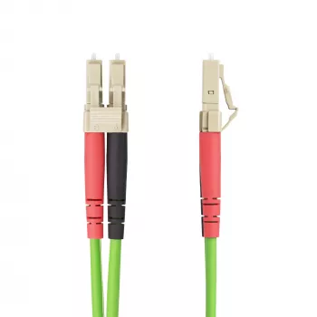 StarTech.com 10m (32.8 pėdos) LC į LC (UPC) OM5 daugiamodis šviesolaidinis kabelis, 50/125µm duplex LOMMF zipcord, VCSEL, 40G/100G, LSZH šviesolaidinis trumpiklis
