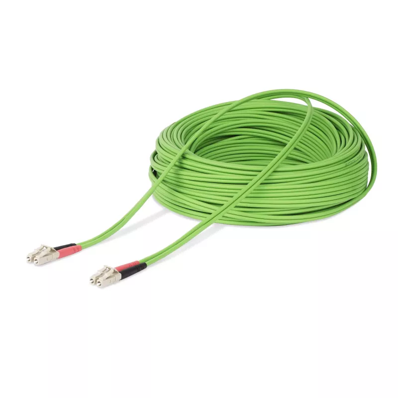 StarTech.com 25m (82ft) LC–LC (UPC) OM5 daugiamodis šviesolaidinis kabelis, 50/125µm dvipusis LOMMF zipcord, VCSEL, 40G/100G, LSZH šuoliukas