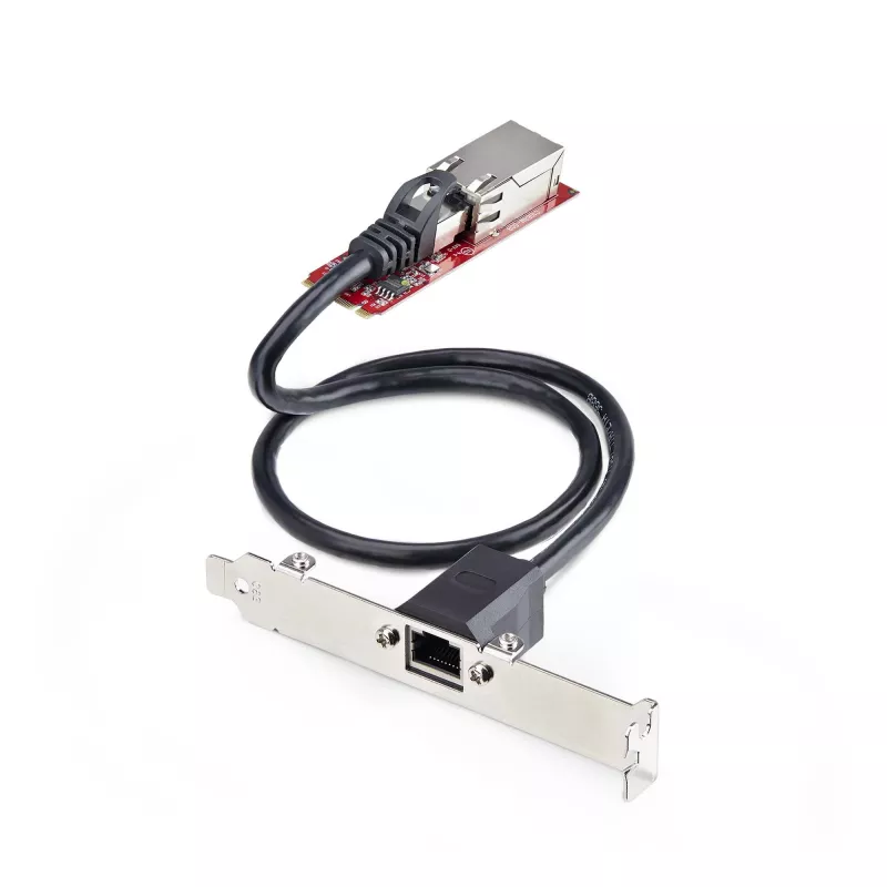 StarTech.com 1 prievado 2,5GbE M.2 2280 tinklo plokštė, kelių gigabitų spartos (2,5G/1G/100M/10M), NBASE-T (802.3bz) NIC, M.2 B+M raktas, PCIe Ethernet sąsaja, skirta SFF/Desktop kompiuteriams - TAA