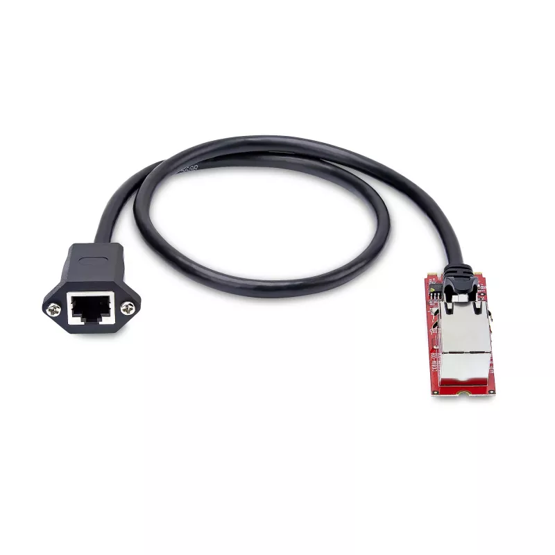 StarTech.com 1 prievado 2,5GbE M.2 2280 tinklo plokštė, kelių gigabitų spartos (2,5G/1G/100M/10M), NBASE-T (802.3bz) NIC, M.2 B+M raktas, PCIe Ethernet sąsaja, skirta SFF/Desktop kompiuteriams - TAA