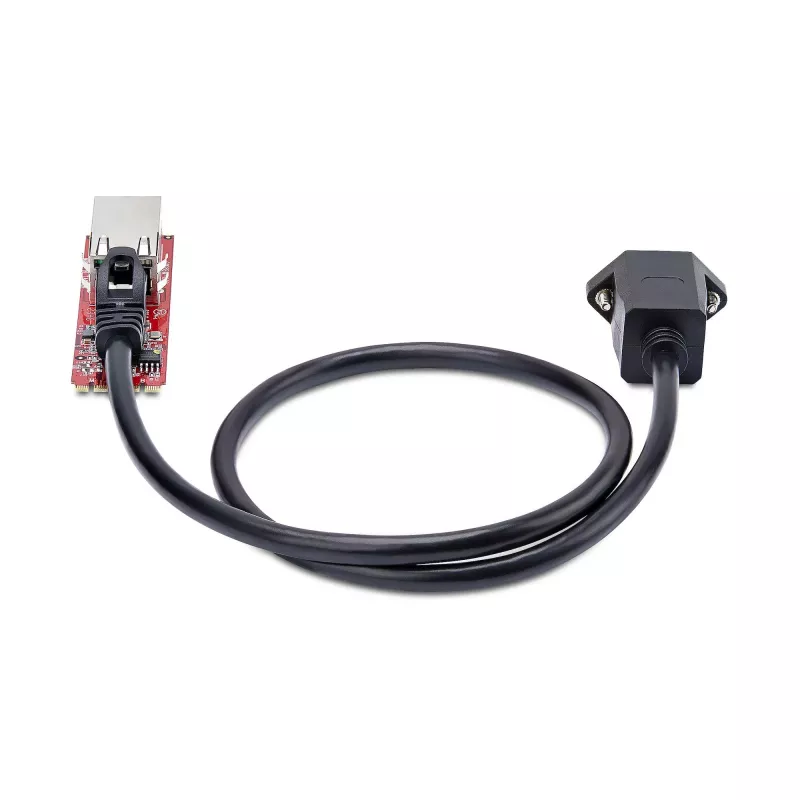 StarTech.com 1 prievado 2,5GbE M.2 2280 tinklo plokštė, kelių gigabitų spartos (2,5G/1G/100M/10M), NBASE-T (802.3bz) NIC, M.2 B+M raktas, PCIe Ethernet sąsaja, skirta SFF/Desktop kompiuteriams - TAA