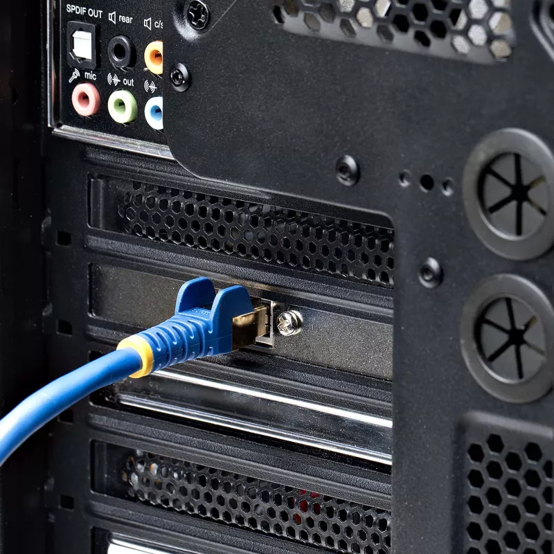 StarTech.com 1 prievado 2,5GbE M.2 2280 tinklo plokštė, kelių gigabitų spartos (2,5G/1G/100M/10M), NBASE-T (802.3bz) NIC, M.2 B+M raktas, PCIe Ethernet sąsaja, skirta SFF/Desktop kompiuteriams - TAA