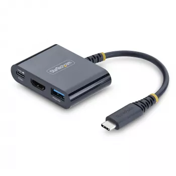 StarTech.com USB-C į HDMI kelių prievadų adapteris su 140W PD įkrovimu, 4K 60Hz HDMI, USB 5Gbps šakotuvu, mini dokas, skirtas MacBook / Dell / Thinkpad / HP / iPad / planšetėms