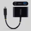 StarTech.com USB-C į HDMI kelių prievadų adapteris su 140W PD įkrovimu, 4K 60Hz HDMI, USB 5Gbps šakotuvu, mini dokas, skirtas MacBook / Dell / Thinkpad / HP / iPad / planšetėms