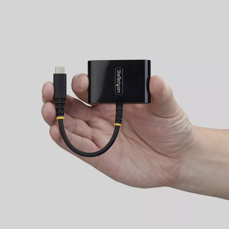 StarTech.com USB-C į HDMI kelių prievadų adapteris su 140W PD įkrovimu, 4K 60Hz HDMI, USB 5Gbps šakotuvu, mini dokas, skirtas MacBook / Dell / Thinkpad / HP / iPad / planšetėms