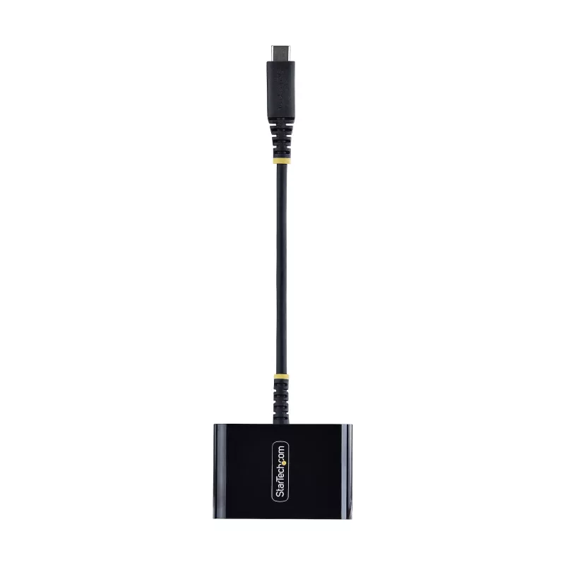StarTech.com USB-C į HDMI kelių prievadų adapteris su 140W PD įkrovimu, 4K 60Hz HDMI, USB 5Gbps šakotuvu, mini dokas, skirtas MacBook / Dell / Thinkpad / HP / iPad / planšetėms