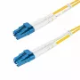 StarTech.com 8m (26,2 pėdos) LC į LC (UPC) OS2 vienmodis dvipusis šviesolaidinis kabelis, 9/125µm, 100G, atsparus lenkimui, maži įterpimo nuostoliai - LSZH šviesolaidinis jungiamasis laidas