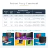 StarTech.com 23,8 colio 16:9 kompiuterio monitoriaus privatumo ekranas, kabinamas akrilinis filtras, greito montavimo apsauginis skydas, monitoriaus ekrano apsauga, +/- 30 laipsnių vaizdas, blizgus
