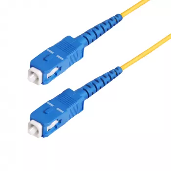 StarTech.com 100m (328ft) SC į SC (UPC) OS2 vienmodis paprastas šviesolaidinis kabelis, 9/125µm, 40G/100G, atsparus lenkimui, maži įterpimo nuostoliai, LSZH šviesolaidinis jungiamasis laidas