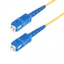 StarTech.com 30m (98.4ft) SC į SC (UPC) OS2 vienmodis simpleksas optinis šviesolaidinis kabelis, 9/125µm, 40G/100G, atsparus lenkimui, maži įterpimo nuostoliai, LSZH šviesolaidinis šuolis