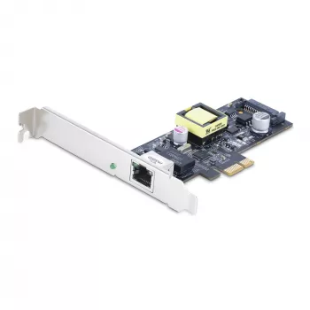 „StarTech.com“ 1 prievado 2,5 Gbps NBASE-T PoE tinklo plokštė, Intel I225-V, 802.3af/at PoE+ kelių gigabitų NIC, PCI Express serverio LAN plokštė, SATA maitinama darbalaukio Ethernet sąsaja – palaiko „Windows“, „Linux“