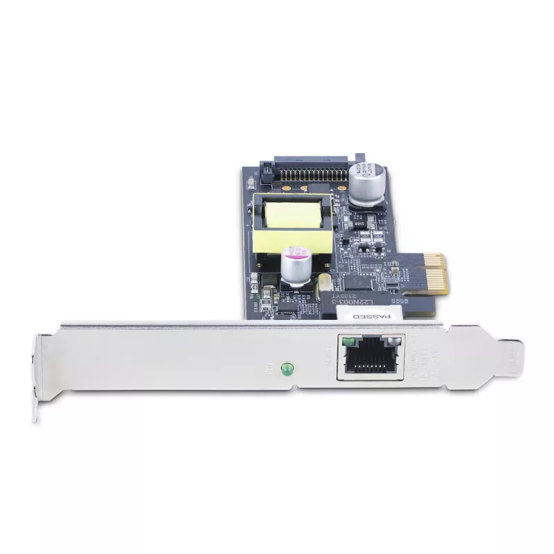 „StarTech.com“ 1 prievado 2,5 Gbps NBASE-T PoE tinklo plokštė, Intel I225-V, 802.3af/at PoE+ kelių gigabitų NIC, PCI Express serverio LAN plokštė, SATA maitinama darbalaukio Ethernet sąsaja – palaiko „Windows“, „Linux“