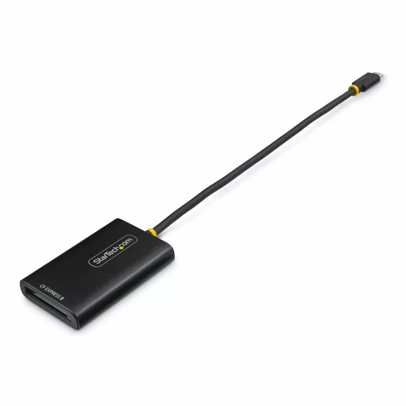 StarTech.com USB-C CFexpress Type B kortelių skaitytuvas, USB 10Gbps, nešiojamas atminties kortelių skaitytuvas, USB Type-C į CF Express 2.0 adapteris, veikia su bet kuria operacine sistema