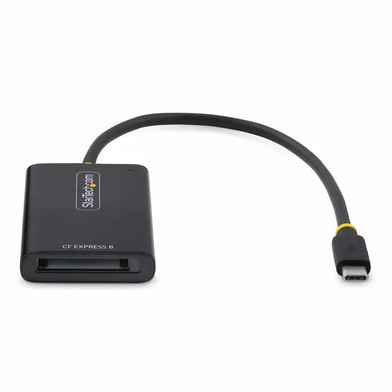 StarTech.com USB-C CFexpress Type B kortelių skaitytuvas, USB 10Gbps, nešiojamas atminties kortelių skaitytuvas, USB Type-C į CF Express 2.0 adapteris, veikia su bet kuria operacine sistema