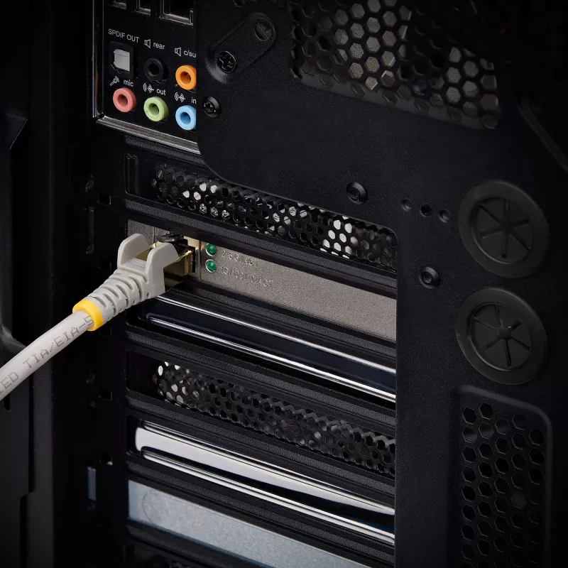 StarTech.com 1 prievado 2,5 Gbps NBASE-T PCIe tinklo plokštė, Intel® I225-V, vieno prievado kompiuterio tinklo kortelė, Ethernet daugiagigabitė NIC, PCI Express serverio LAN kortelė