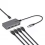 StarTech.com 4 prievadų USB-A šakotuvas, 5 Gbps, maitinamas iš magistralės, USB-A į 4x USB-A su USB-C pagalbiniu maitinimo įėjimu, 30 cm laidas, nešiojamas stalinio/nešiojamojo kompiuterio USB šakotuvas