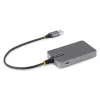StarTech.com 4 prievadų USB-A šakotuvas, 5 Gbps, maitinamas iš magistralės, USB-A į 4x USB-A su USB-C pagalbiniu maitinimo įėjimu, 30 cm laidas, nešiojamas stalinio/nešiojamojo kompiuterio USB šakotuvas