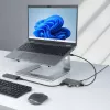 StarTech.com 4 prievadų USB-A šakotuvas, 5 Gbps, maitinamas iš magistralės, USB-A į 4x USB-A su USB-C pagalbiniu maitinimo įėjimu, 30 cm laidas, nešiojamas stalinio/nešiojamojo kompiuterio USB šakotuvas