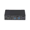 StarTech.com 2 prievadų DisplayPort KVM jungiklis, 4K 60Hz, DP 1.2, EDID valdymas, 2 prievadų USB 3.0 šakotuvas, 4x USB HID prievadai, atitinka TAA