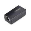 StarTech.com 1 prievado Gigabit tinklo izoliatorius, kompaktiškas tiesinis RJ45 Ethernet jungtis su 4kV galvanine izoliacija, IP40, montavimui ant DIN bėgio, atitinka TAA