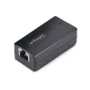 StarTech.com 1 prievado Gigabit tinklo izoliatorius, kompaktiškas tiesinis RJ45 Ethernet jungtis su 4kV galvanine izoliacija, IP40, montavimui ant DIN bėgio, atitinka TAA