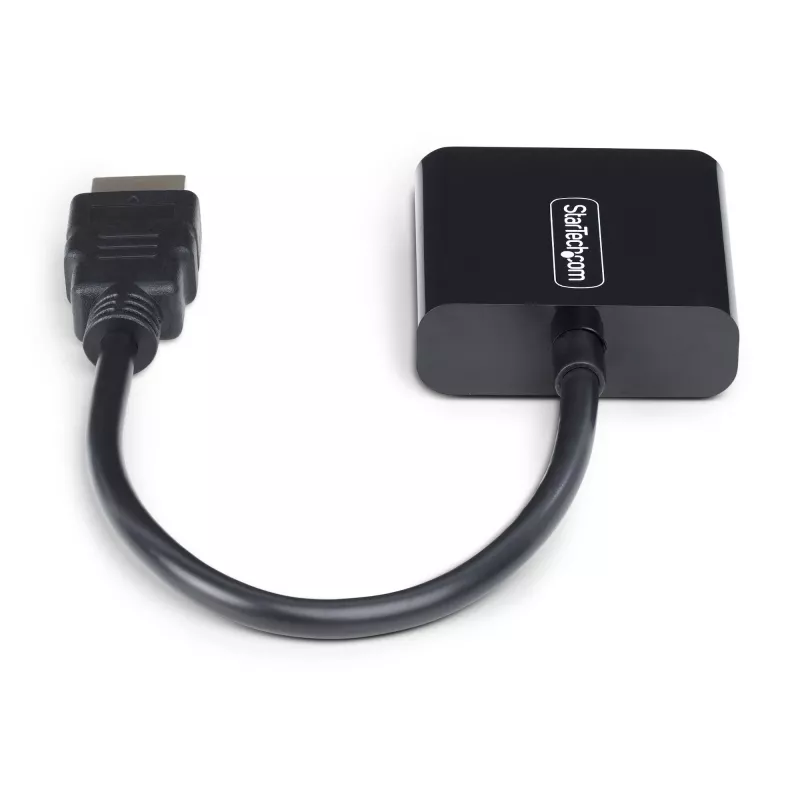 StarTech.com HDMI į VGA adapteris, aktyvus vaizdo keitiklis nešiojamam/ staliniui kompiuteriui, 1920x1080 (1080p), HDMI šaltinis prie VGA monitoriaus/ekrano/projektoriaus