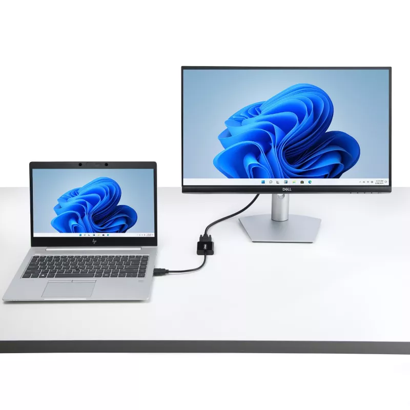 StarTech.com HDMI į VGA adapteris, aktyvus vaizdo keitiklis nešiojamam/ staliniui kompiuteriui, 1920x1080 (1080p), HDMI šaltinis prie VGA monitoriaus/ekrano/projektoriaus