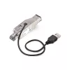 „StarTech.com“ Gigabit šviesolaidžio į RJ45 Ethernet keitiklis, vienmodis 10 km / daugiamodis 800 m, USB maitinimas, kompaktiškas, metalinis korpusas, TAA