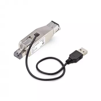 „StarTech.com“ Gigabit šviesolaidžio į RJ45 Ethernet keitiklis, vienmodis 10 km / daugiamodis 800 m, USB maitinimas, kompaktiškas, metalinis korpusas, TAA