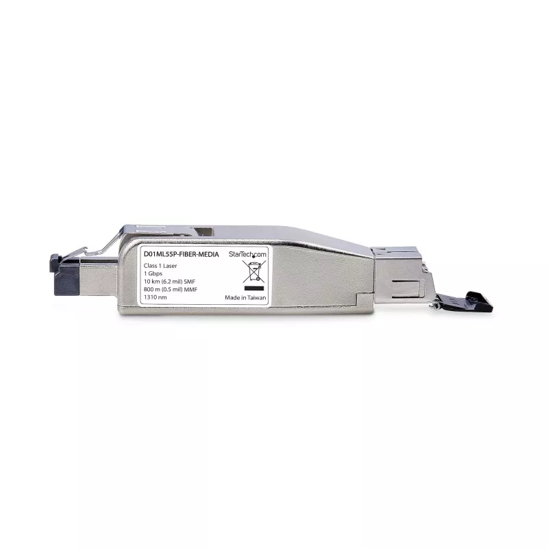 StarTech.com Gigabit Ethernet šviesolaidinis keitiklis RJ45, vienspalvis 10 km / daugiaspalvis 800 m, PoE maitinamas, kompaktiškas, metalinis korpusas, TAA