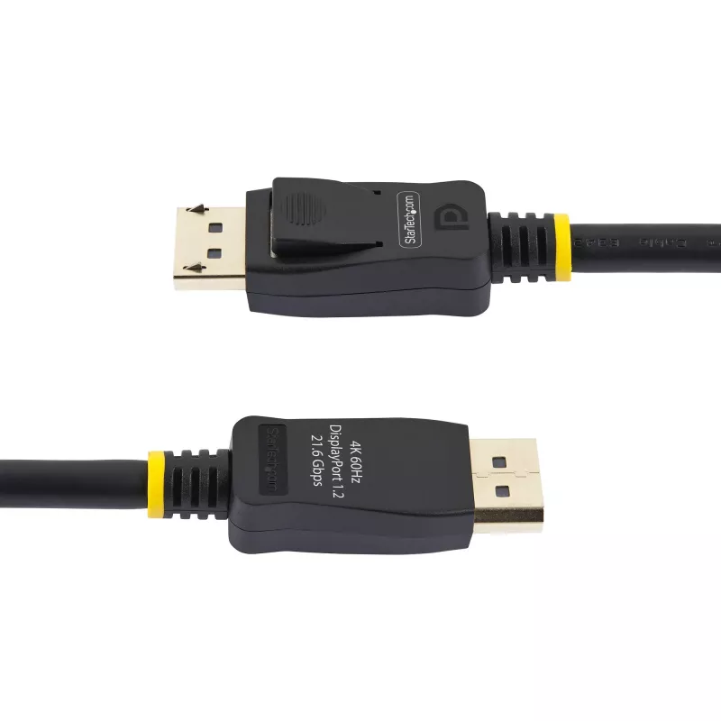 StarTech.com 2m (6.6ft) VESA sertifikuotas DisplayPort kabelis – 10 vnt. pakuotė – DisplayPort 1.2 kabelis su fiksatoriais, 4K 60Hz UHD, DP į DP monitoriaus kabelis