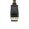 StarTech.com 2m (6.6ft) VESA sertifikuotas DisplayPort kabelis – 10 vnt. pakuotė – DisplayPort 1.2 kabelis su fiksatoriais, 4K 60Hz UHD, DP į DP monitoriaus kabelis