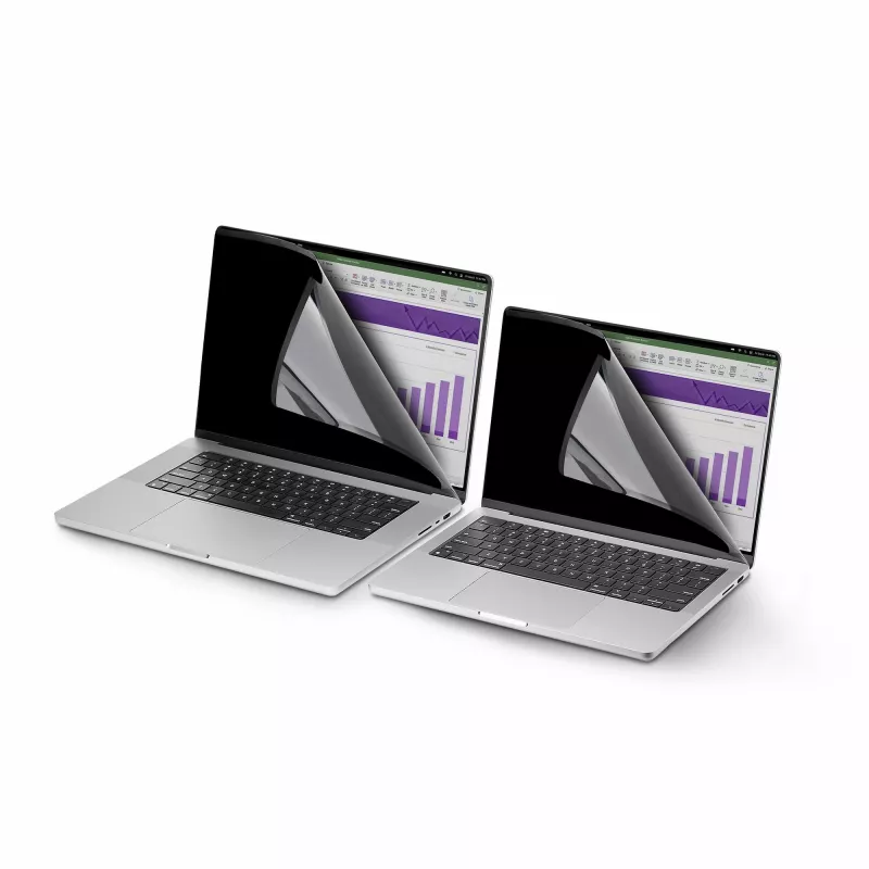 StarTech.com 14.1 colio 16:10 atverčiamas privatumo ekranas su lietimu, anti-blizgesio mėlynos šviesos filtras, nešiojamojo kompiuterio monitoriaus ekrano apsauga, +/- 30 laipsnių žiūrėjimo kampas