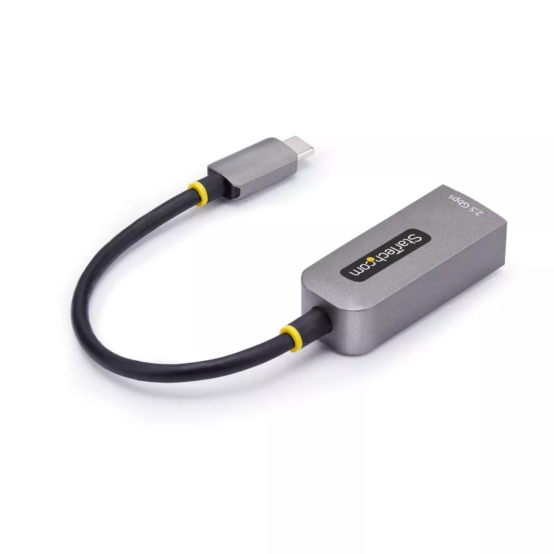StarTech.com USB-C į Ethernet adapteris 2.5GbE, NBASE-T tinklo plokštė, USB 3.0 Type-C 2.5/1G kelių greičių tinklas, suderinamas su Thunderbolt, Windows ir Mac
