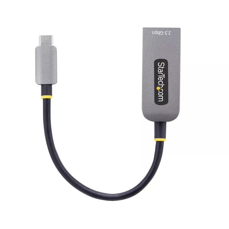StarTech.com USB-C į Ethernet adapteris 2.5GbE, NBASE-T tinklo plokštė, USB 3.0 Type-C 2.5/1G kelių greičių tinklas, suderinamas su Thunderbolt, Windows ir Mac