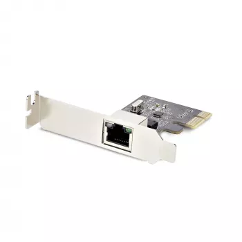 StarTech.com 1 prievado Gigabit PCIe tinklo adapterio kortelė, žemo profilio NIC, 10/100/1000Mbps PCI Express LAN kortelė, Realtek RTL8111H, Windows ir Linux, TAA atitikmuo