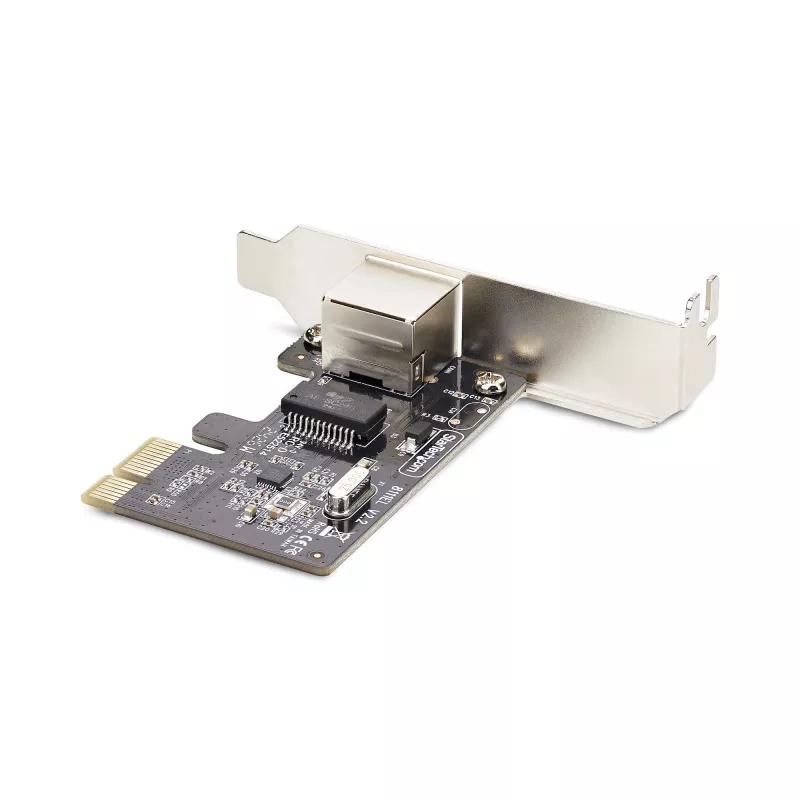 StarTech.com 1 prievado Gigabit PCIe tinklo adapterio kortelė, žemo profilio NIC, 10/100/1000Mbps PCI Express LAN kortelė, Realtek RTL8111H, Windows ir Linux, TAA atitikmuo
