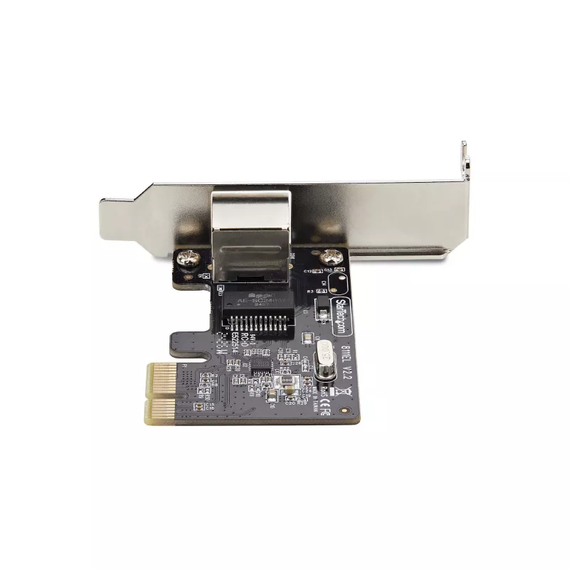 StarTech.com 1 prievado Gigabit PCIe tinklo adapterio kortelė, žemo profilio NIC, 10/100/1000Mbps PCI Express LAN kortelė, Realtek RTL8111H, Windows ir Linux, TAA atitikmuo