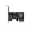 StarTech.com 1 prievado Gigabit PCIe tinklo adapterio kortelė, žemo profilio NIC, 10/100/1000Mbps PCI Express LAN kortelė, Realtek RTL8111H, Windows ir Linux, TAA atitikmuo