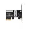 StarTech.com 1 prievado Gigabit PCIe tinklo adapterio kortelė, žemo profilio NIC, 10/100/1000Mbps PCI Express LAN kortelė, Realtek RTL8111H, Windows ir Linux, TAA atitikmuo