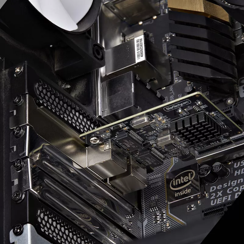 StarTech.com 2 prievadų Gigabit PCIe tinklo adapterio kortelė, 10/100/1000Mbps PCI Express NIC, dvigubas Realtek RTL8111H, veikia su Windows ir Linux, TAA atitinka